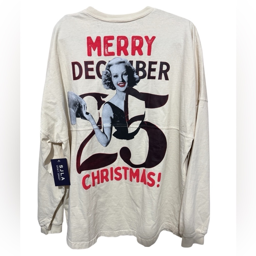 SJLA "Merry December 25 Christmas!" Spirit Jersey - Unisex Long Sleeve Shirt XL